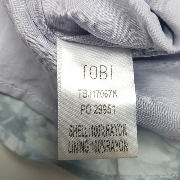 NWT Tobi Tie Dye Open Back Romper Sz S - Picture 7 of 8